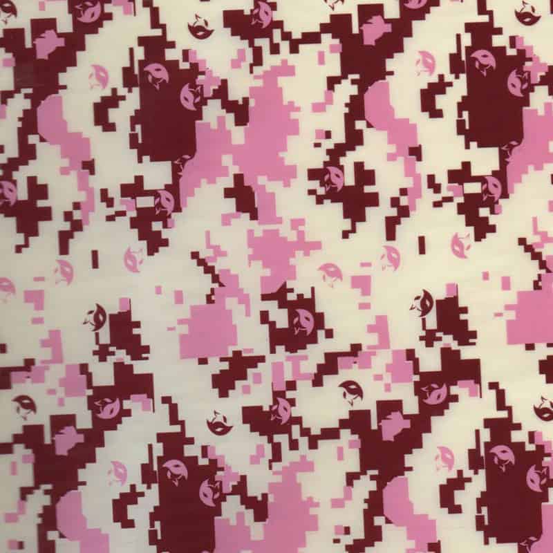 Pink Arctic Camo Hydro Dipping Pattern