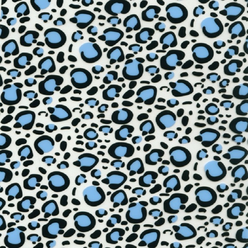 Blue Leopard Hydro Dipping Pattern