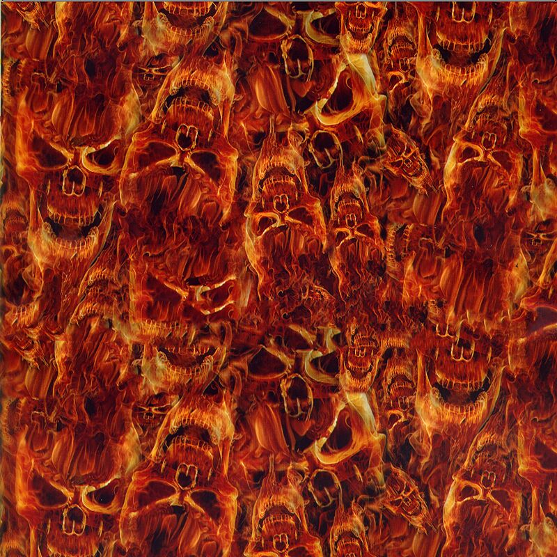 Inferno Flames Hydro Dipping Pattern