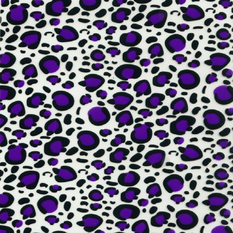 Purple Leopard Hydro Dipping Pattern