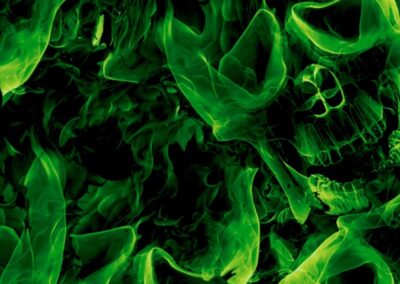 Green Inferno Skulls
