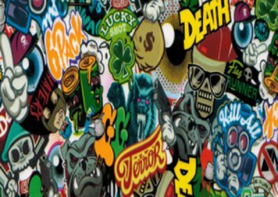 Sticker Bomb Hydro Dipping Films