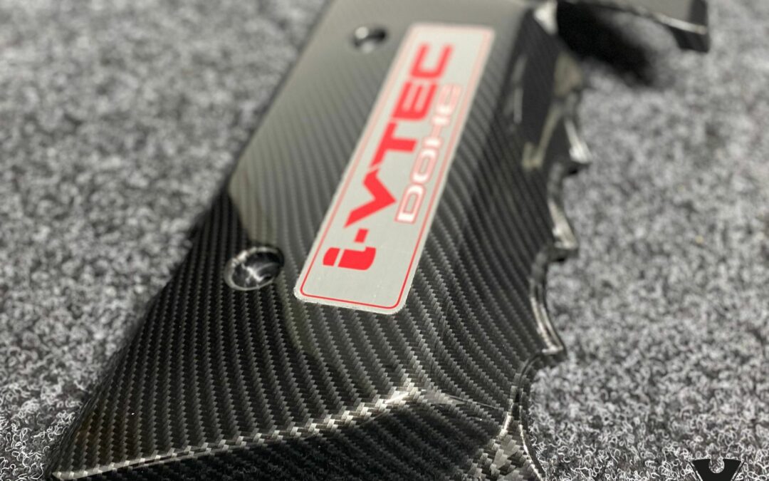Honda Civic Type-R Inlet Cover Hydro Dipped in Carbon Fibre