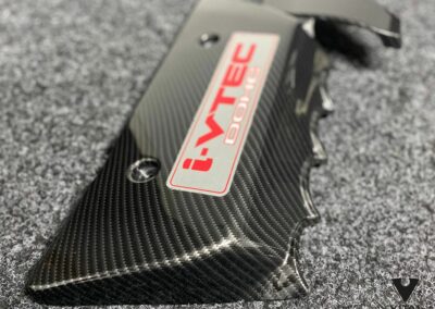 Honda Civic Type-R Inlet Cover Hydro Dipped in Carbon Fibre