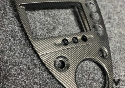 Honda Civic Type-R Stereo Surround Hydro Dipped in Carbon Fibre