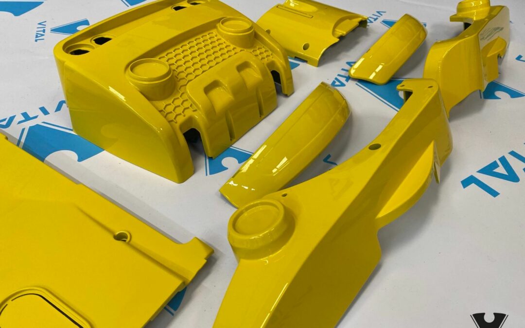 Medical Powerchair Panels Painted Yellow