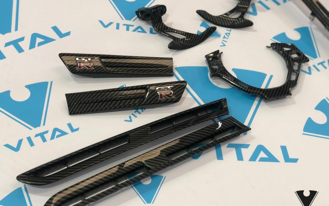 Nissan GTR Interior Hydro Dipped in Carbon Fibre