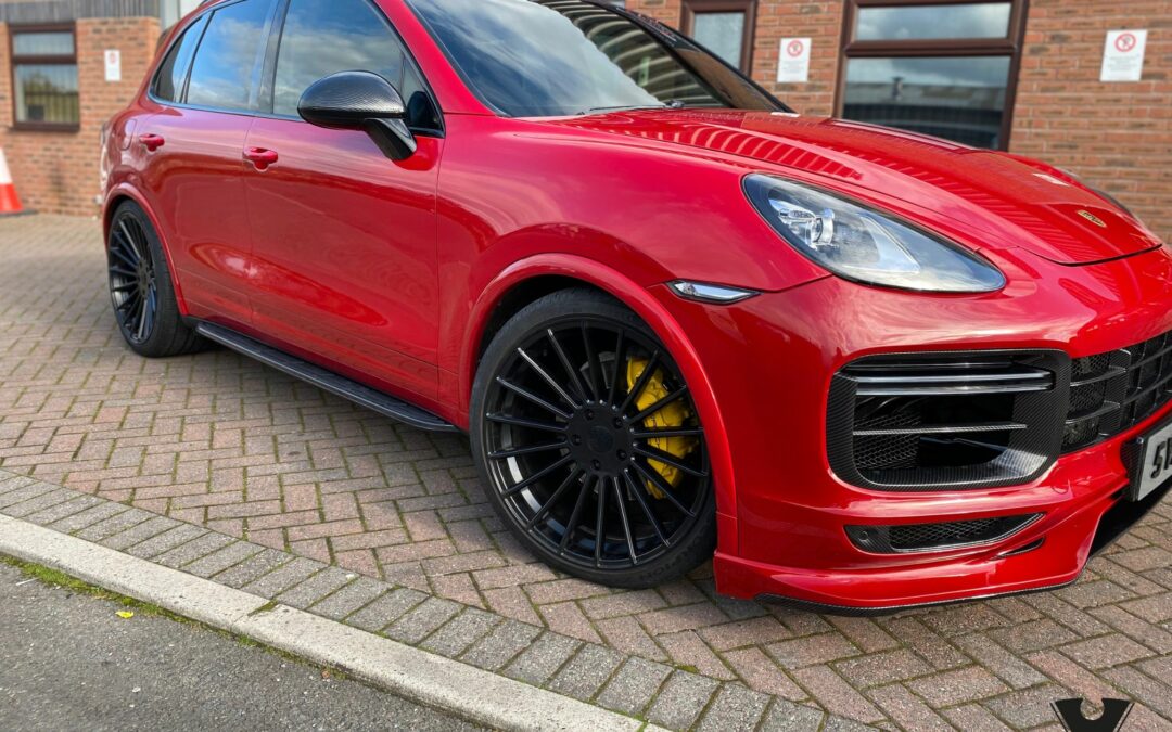 Porsche Cayenne Hydro Dipped Carbon Fibre