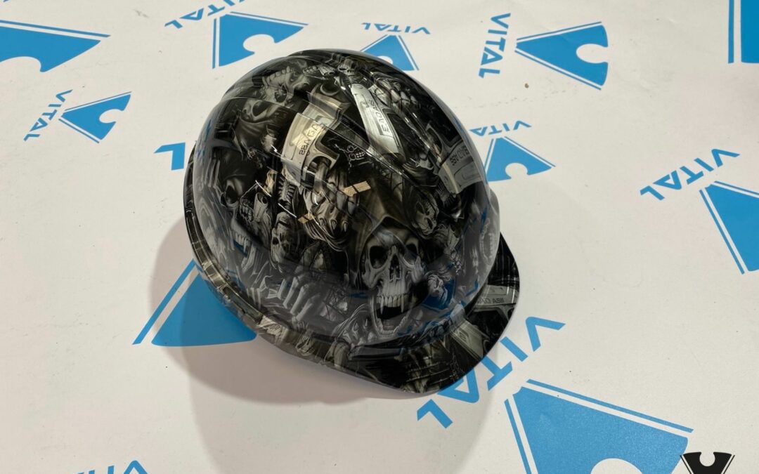Safety Hat Hydro Dipped in Badass