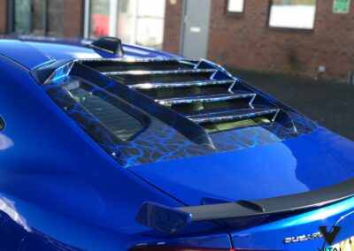 Subaru Louvre hydro dipped in blue lightening