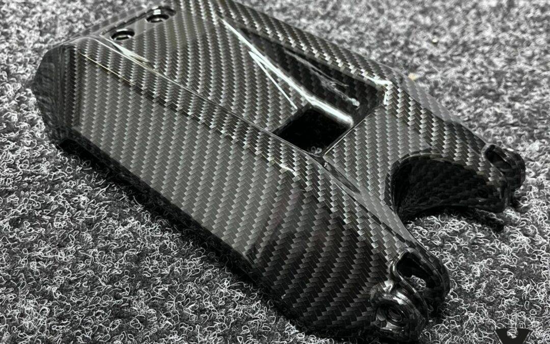 Surron Lightbee Battery Cover Hydro Dipped in carbon Fibre