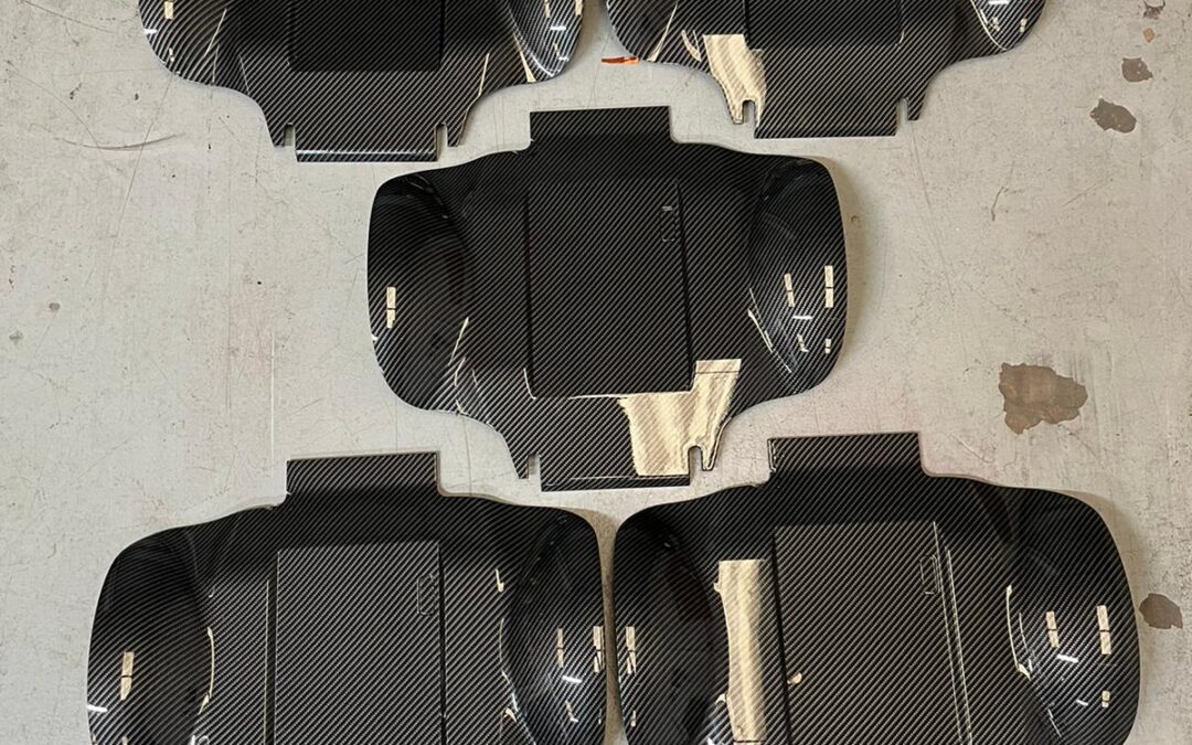 Mobility Panels Hydro Dipped In Carbon Fibre