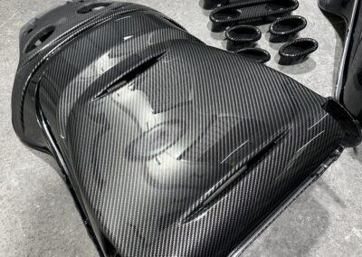 Seat Backs Hydro Dipped Carbon Fibre