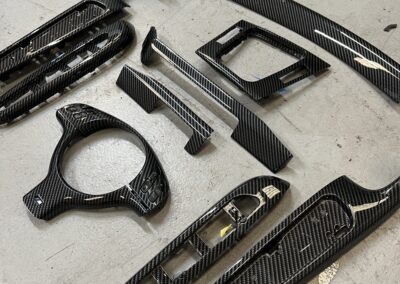 BMW E46 Interior Trims Hydro Dipped in Carbon Fibre