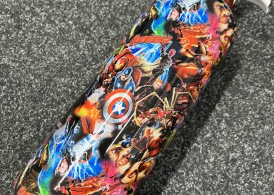 Fire Extinguisher Hydro Dipped in Marvel Design