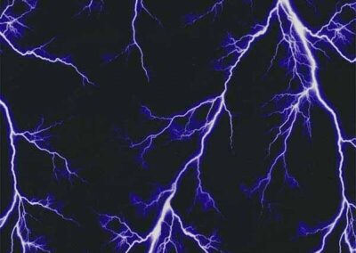 Blue Lightning hydro dipping film pattern