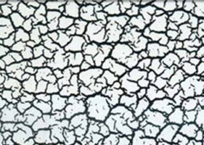 Cracked hydro dipping film pattern