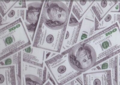 Dollar Bills hydro dipping film pattern