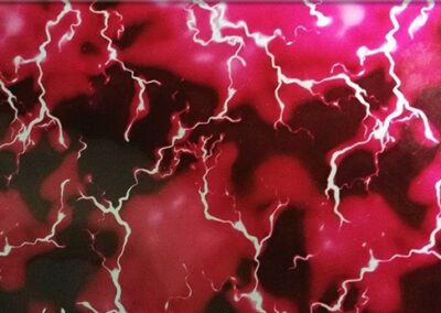 Strawberry Surge hydro dipping film pattern