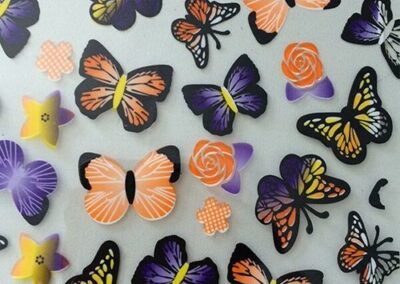 Butterflies Colour hydro dipping film pattern