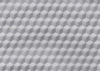 Cubed hydro dipping film pattern