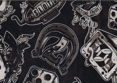 Las Vegas Clear hydro dipping film pattern