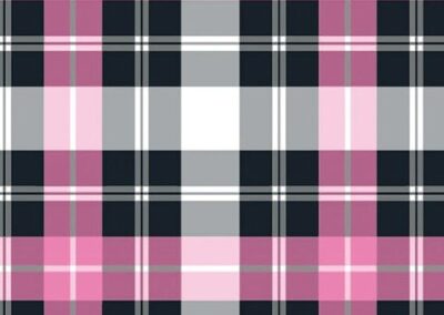 Pink Tartan hydro dipping film pattern