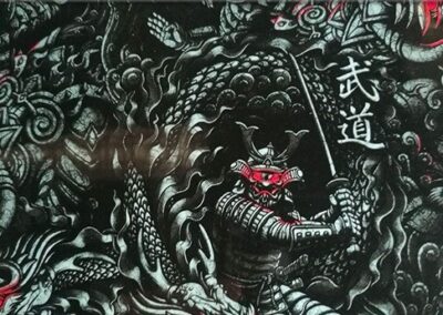 Samurai hydro dipping film pattern