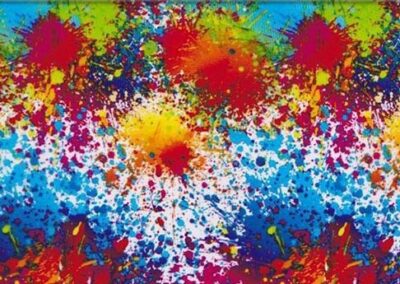 Splatter hydro dipping film pattern