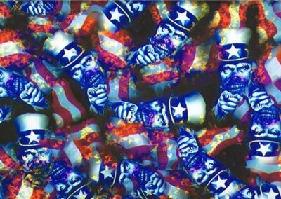 Uncle Sam hydro dipping film pattern