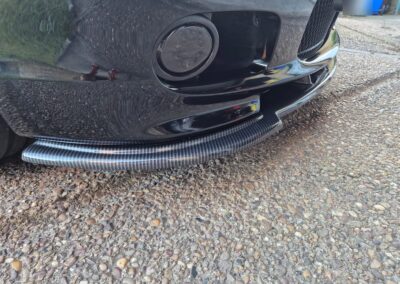 BMW E46 carbon fibre splitter section and fog light surround