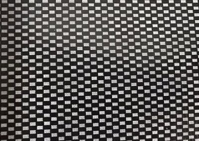 Silver and Clear Notch hydro dipping film pattern
