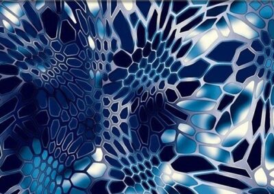 Kryptek Ocean hydro dipping film pattern