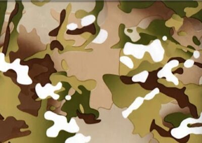 Multicam hydro dipping film pattern