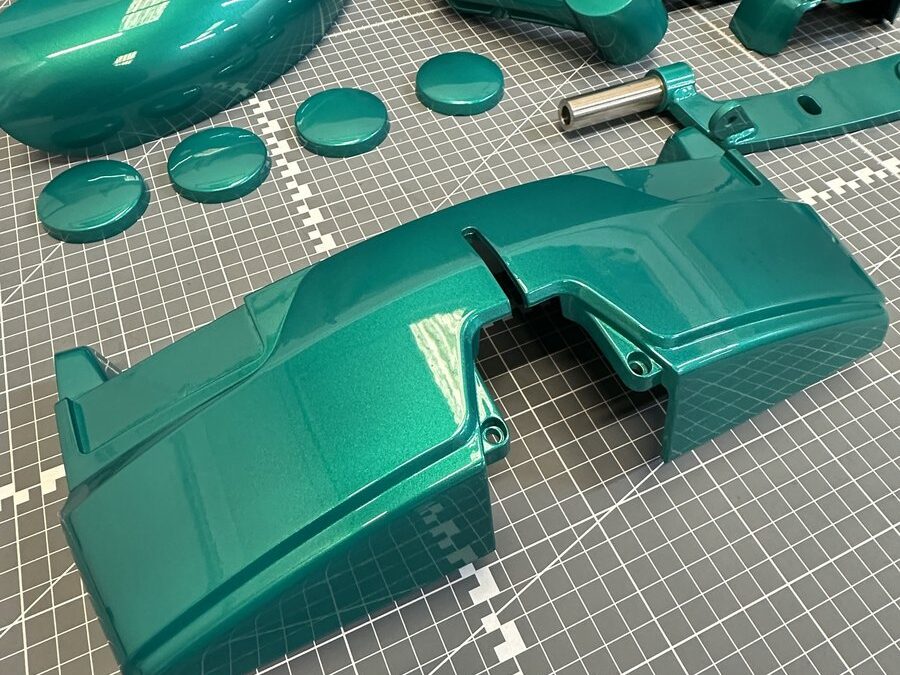 Dietz Mobility Panels Painted in an Aston Martin Metallic Green