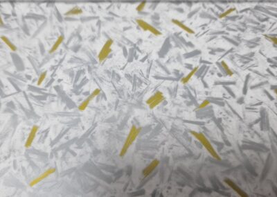 Gold Flake Forged hydro dipping film pattern