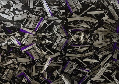 Purple Forged V3 hydro dipping film pattern