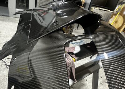 Ferrari Rear Diffuser Hydro Dipped in Carbon Fibre, centre section