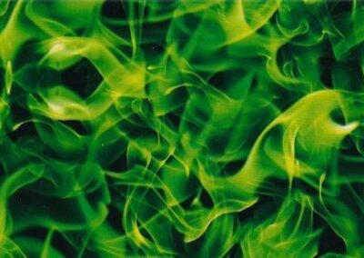 Green True hydro dipping film pattern