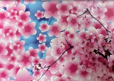 Sakura Large hydro dipping film pattern