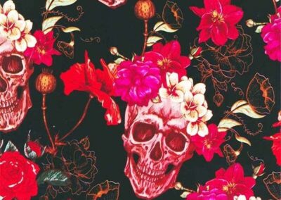 Skulls hydro dipping film pattern