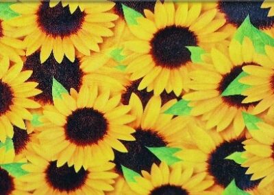 Sunflowers hydro dipping film pattern