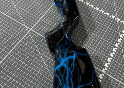 Gunstock Hydro Dipped in Blue Lightning