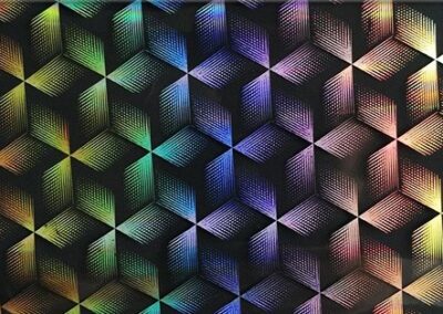 Cubes hydro dipping film pattern