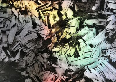 Forged Carbon hydro dipping film pattern