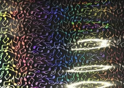 Musical Notes hydro dipping film pattern