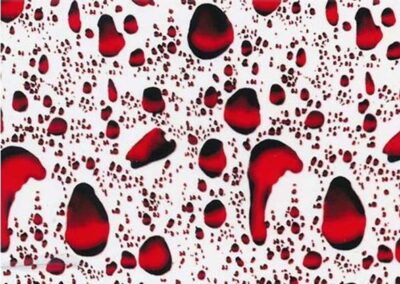 Blood Rain hydro dipping film pattern
