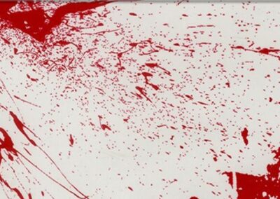 Blood Splat hydro dipping film pattern