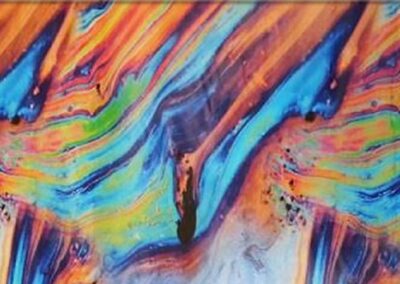 Oil Slick V2 hydro dipping film pattern