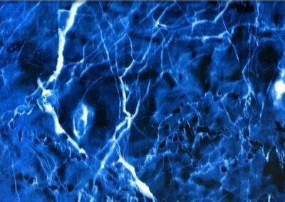 Blue hydro dipping film pattern